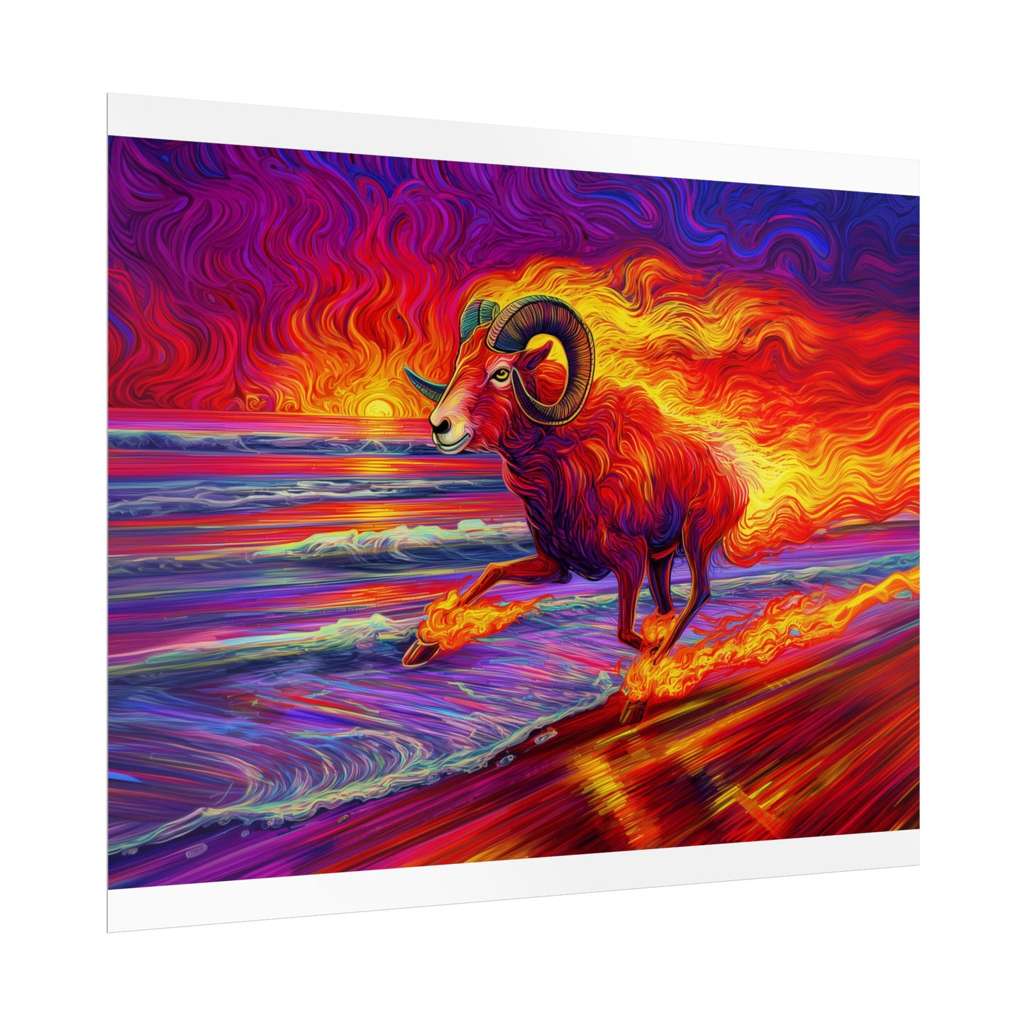 Fiery Ram - Aries - Poster Roll-Up Posters