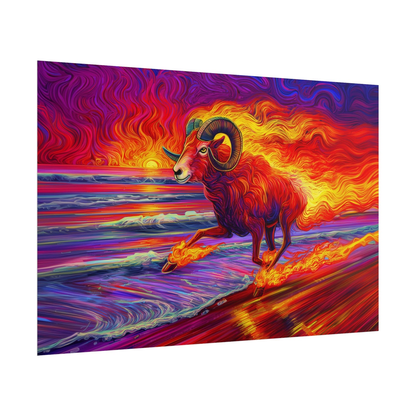 Fiery Ram - Aries - Poster Roll-Up Posters