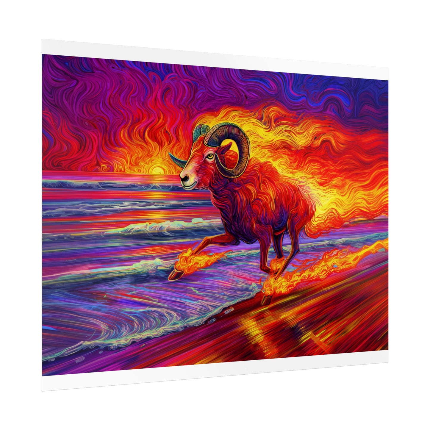 Fiery Ram - Aries - Poster Roll-Up Posters