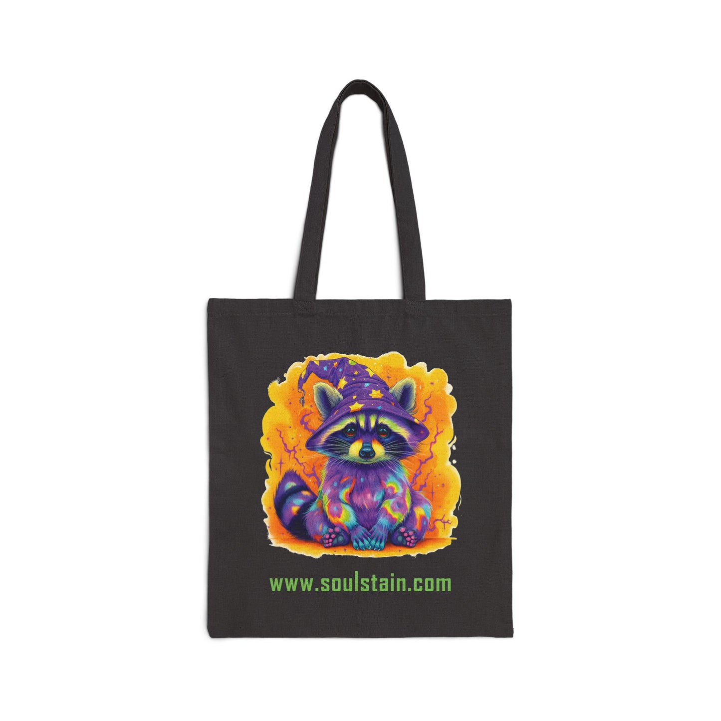 Soul Stain Tote Bag – Wizard Raccoon Edition