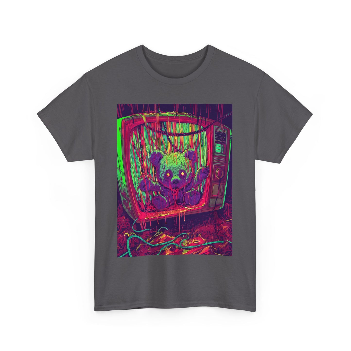 Psychedelic Horror Bear Tee