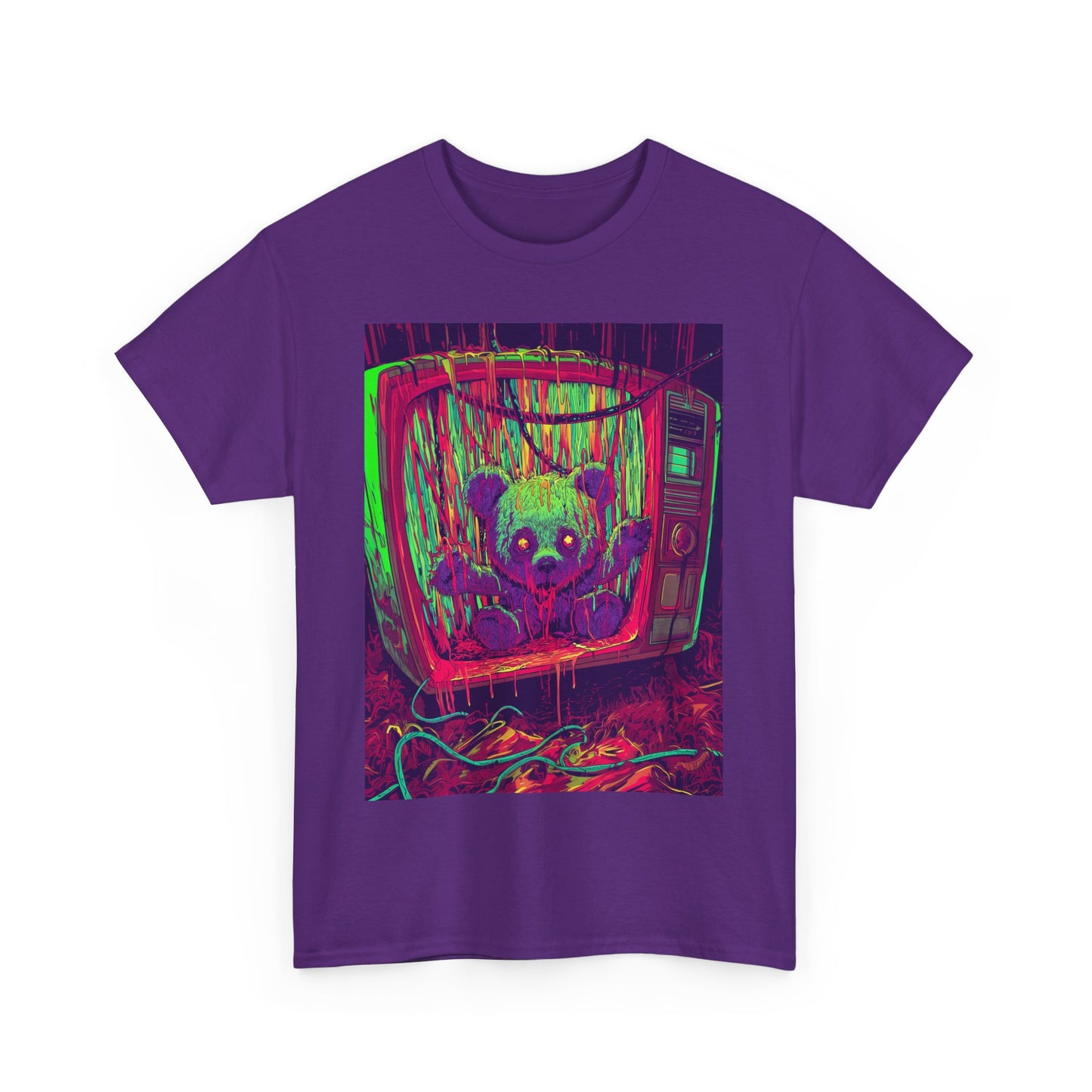Psychedelic Horror Bear Tee