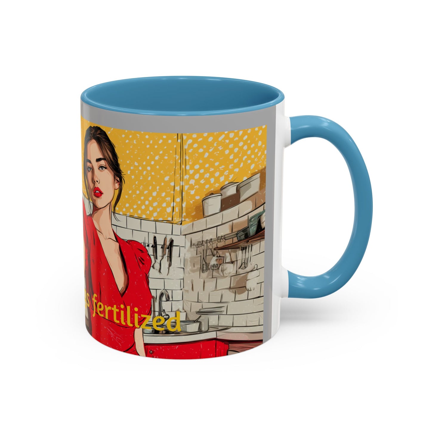 "I prefer my eggs fertilized!" Fertility Themed Mug