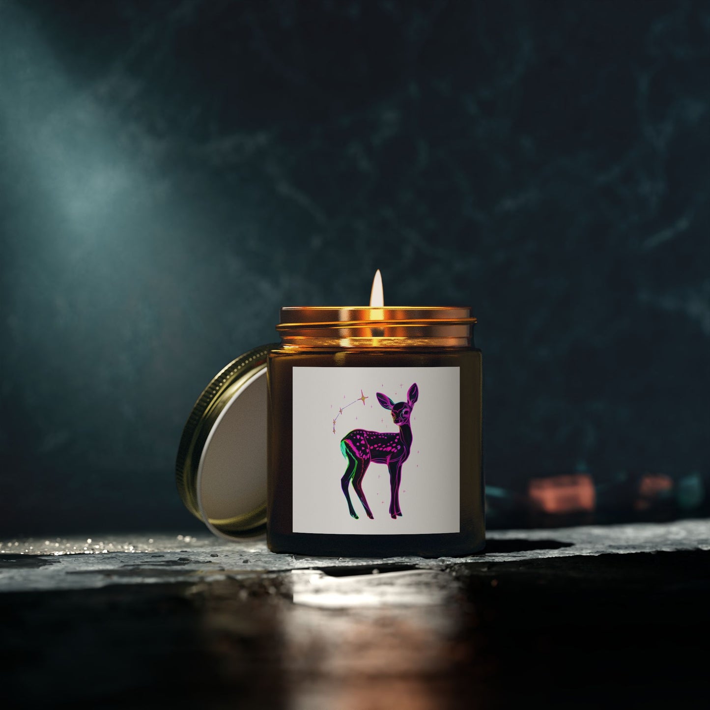 Soul Stain 1st Year Fawn Aries Logo Candle