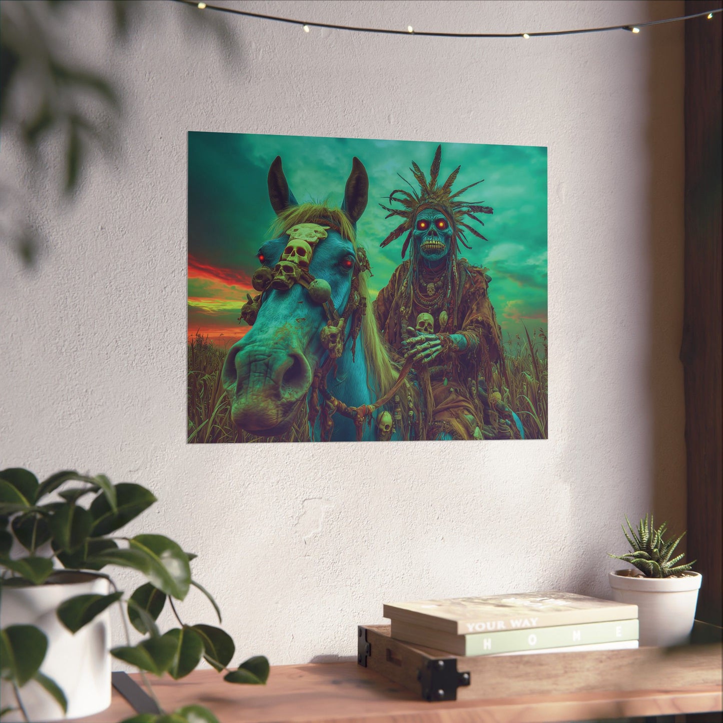 Bone-Rider of Sandveil – The Shaman and the Blue Horse – Poster