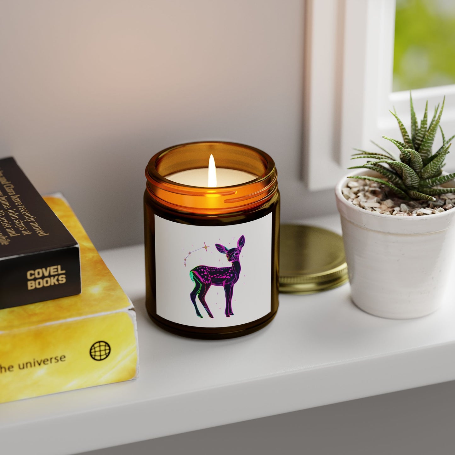 Soul Stain 1st Year Fawn Aries Logo Candle