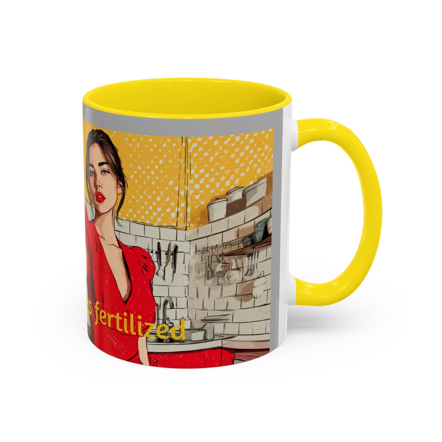 "I prefer my eggs fertilized!" Fertility Themed Mug