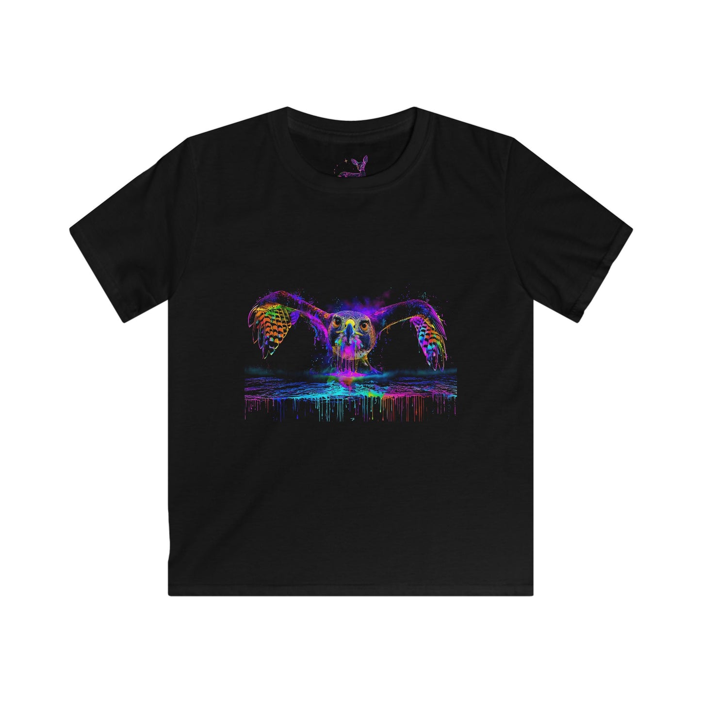 Neon Dripping Viral Sprinkler Hawk - Kid's Tee