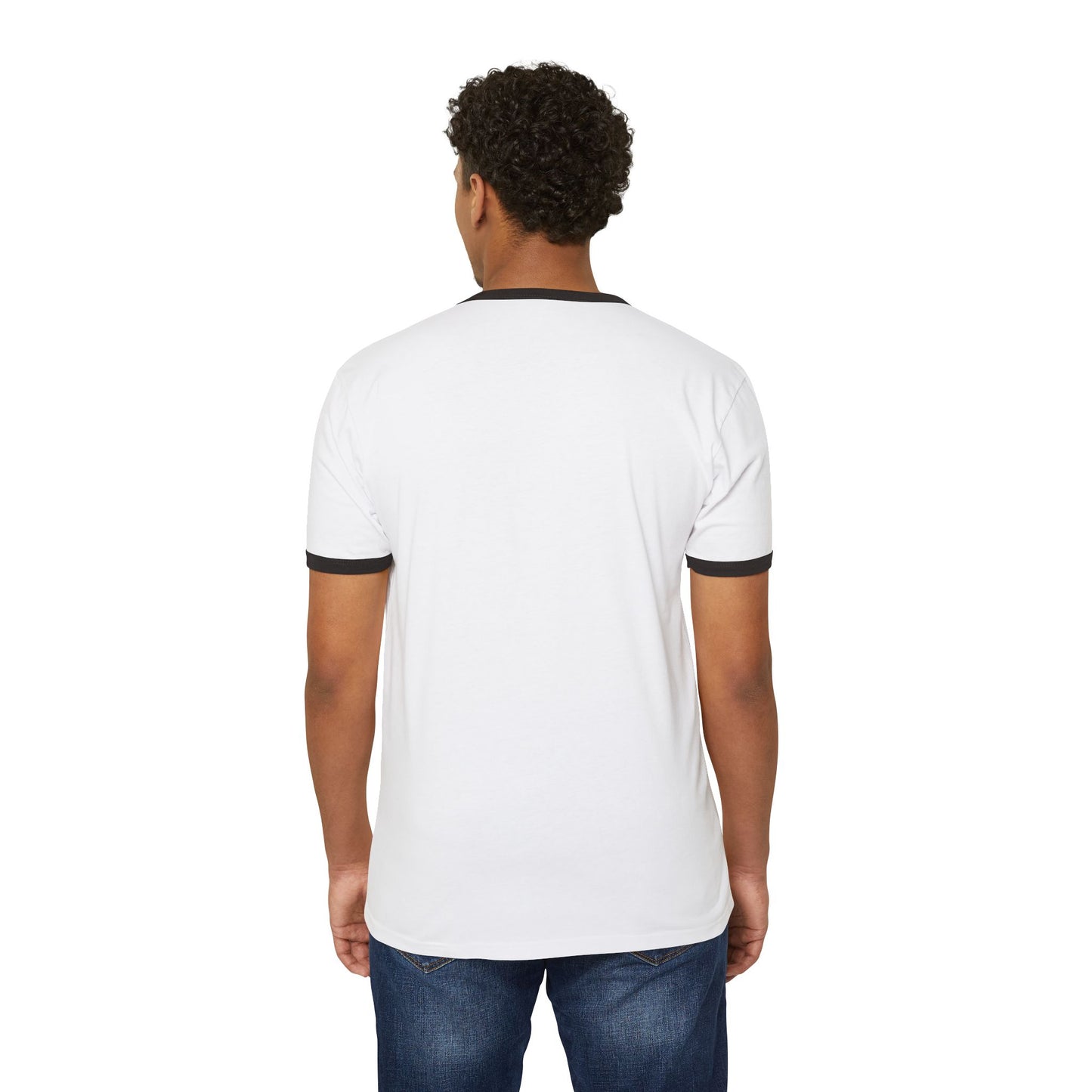 Vibrant Cow Sunset Ringer T-Shirt