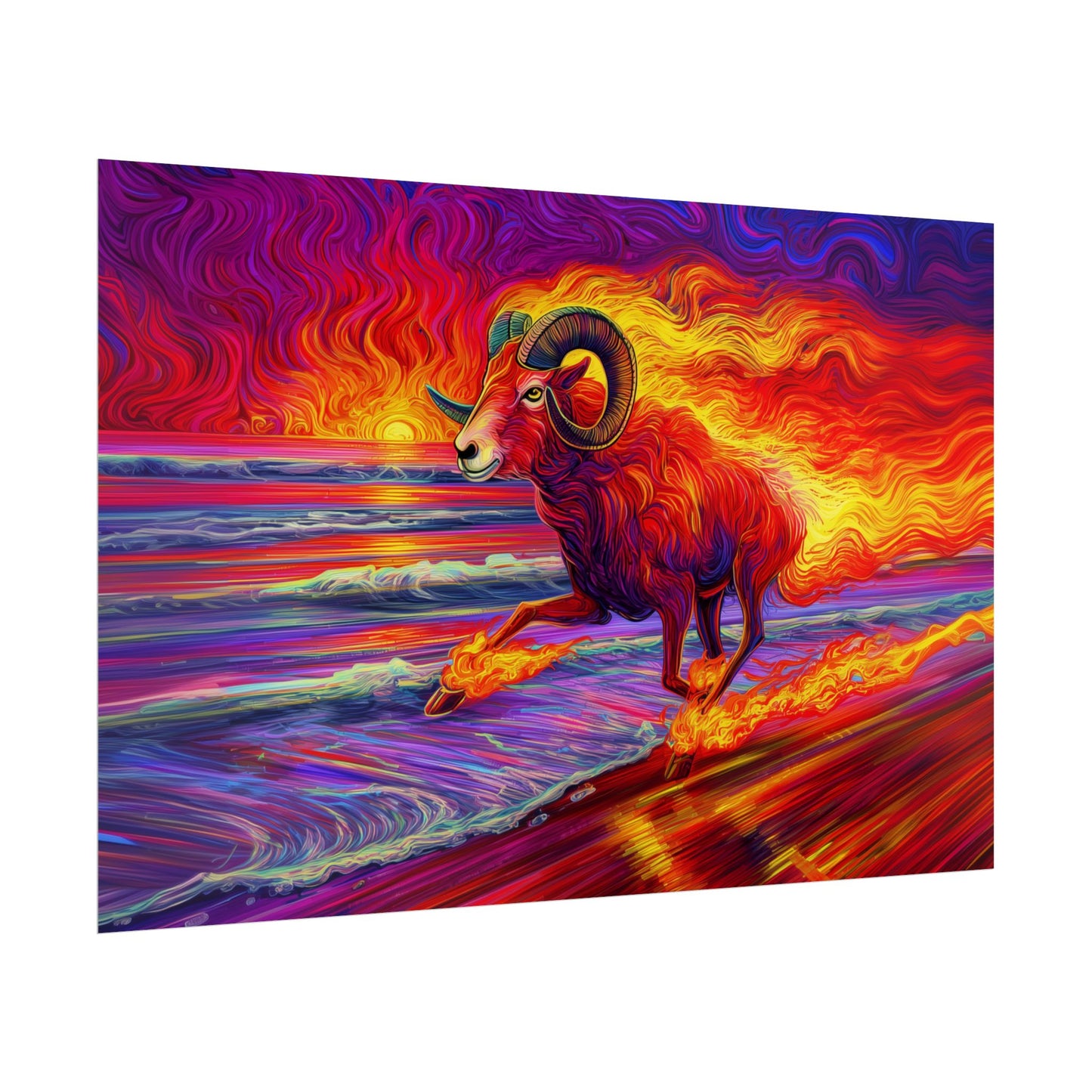 Fiery Ram - Aries - Poster Roll-Up Posters