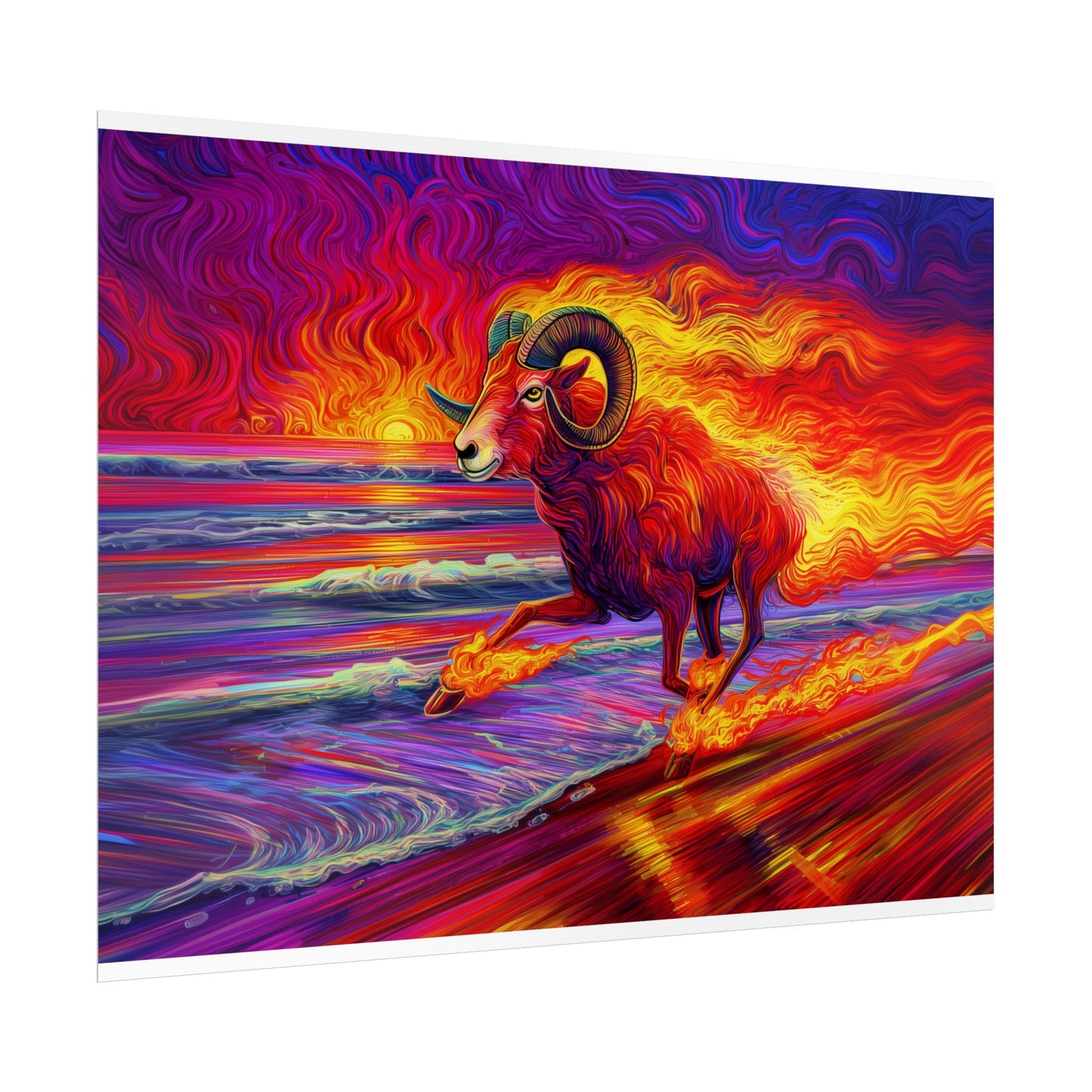 Fiery Ram - Aries - Poster Roll-Up Posters