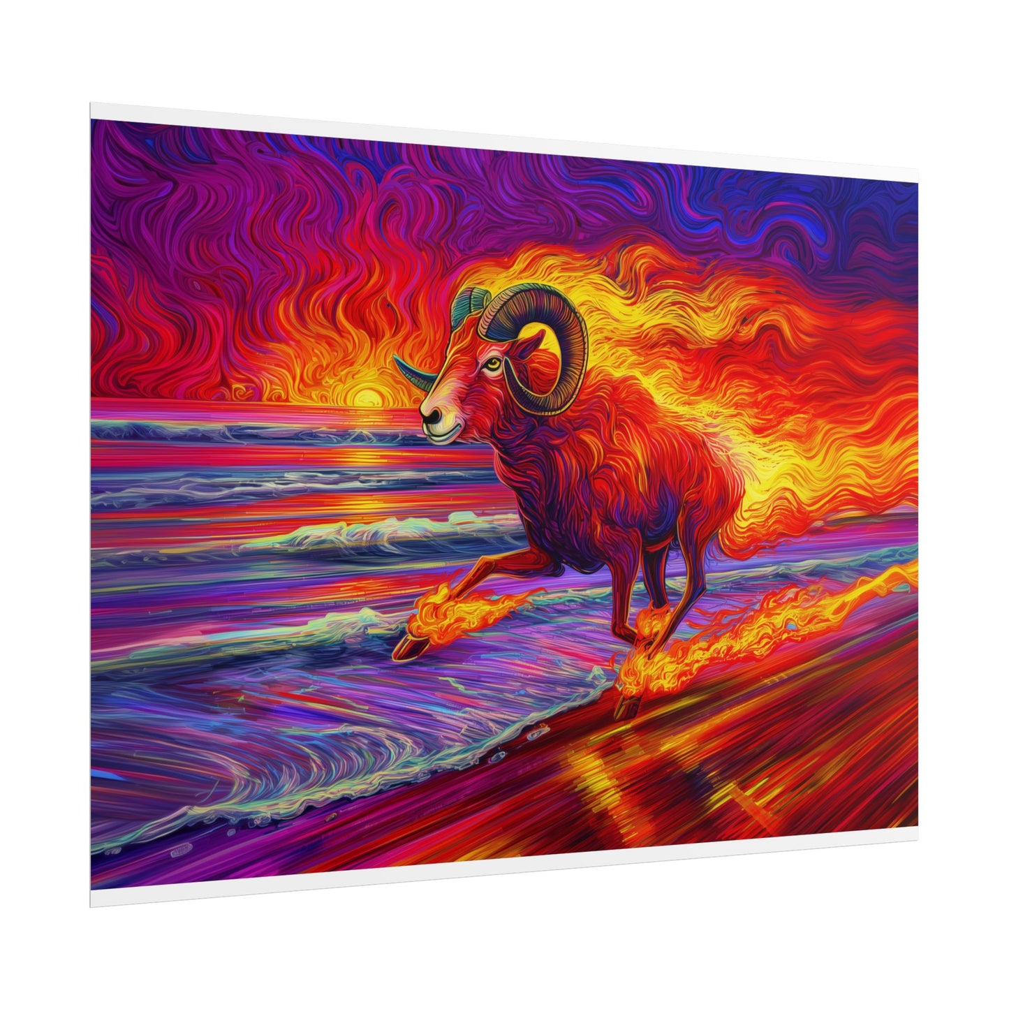 Fiery Ram - Aries - Poster Roll-Up Posters
