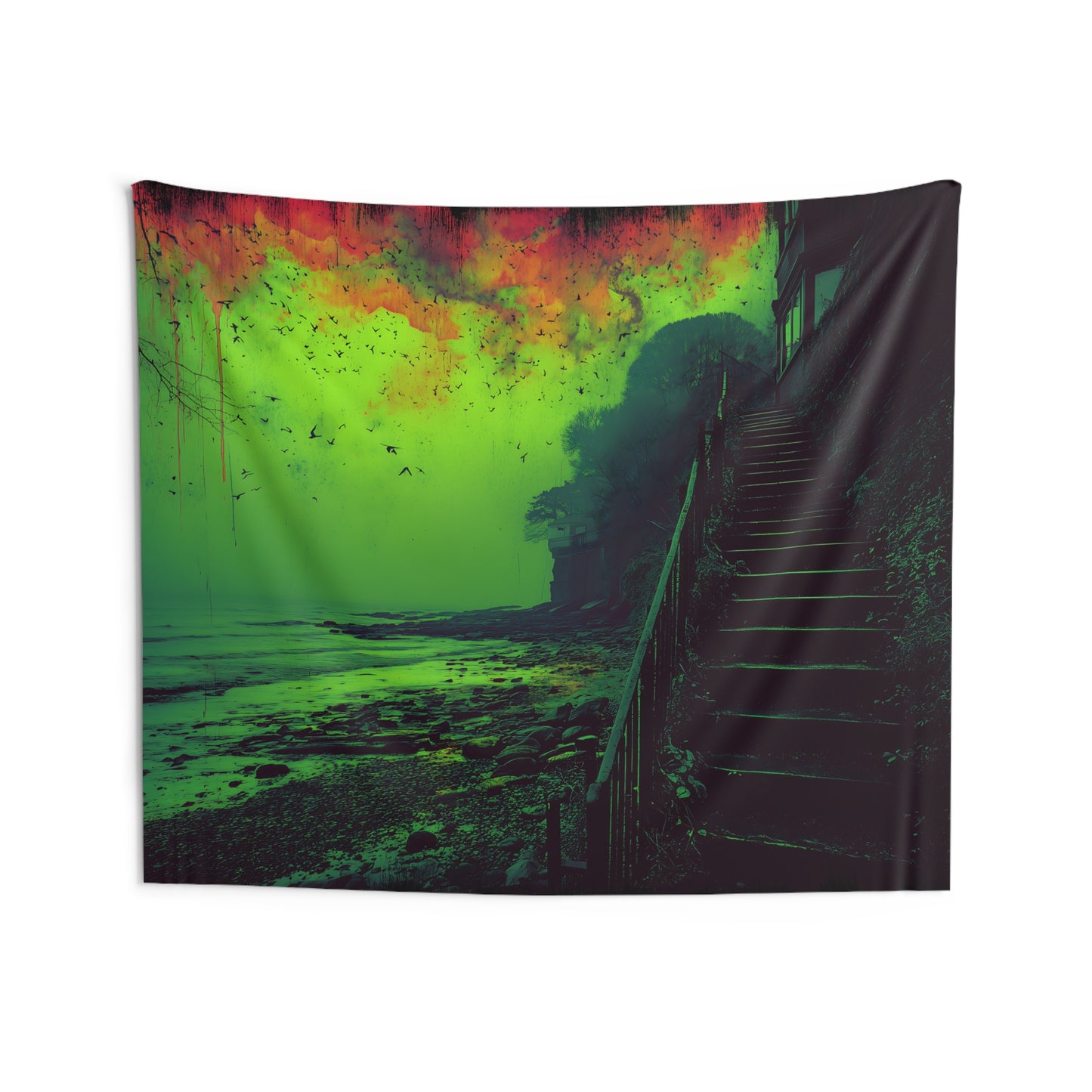 Liminal Beach Steps - Tapestry