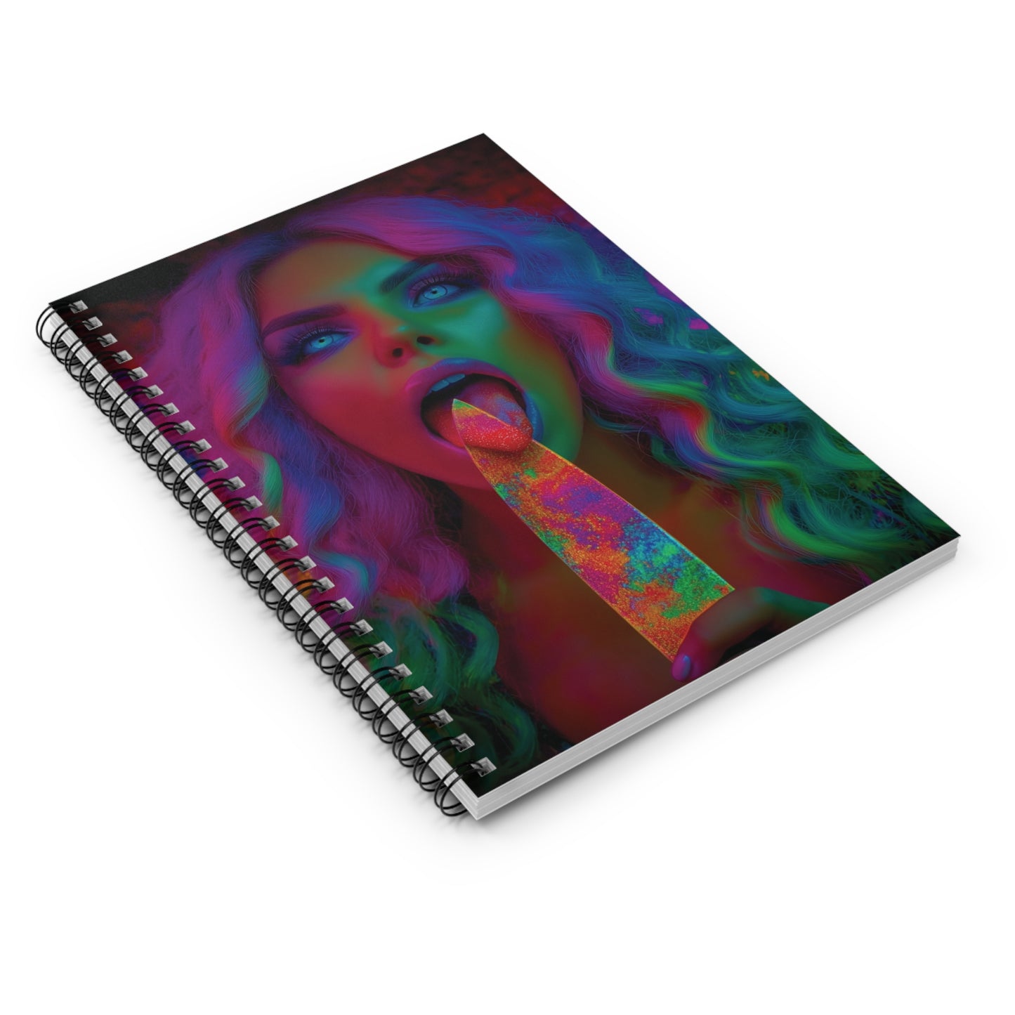 Lick Love Off Knives - Spiral Notebook
