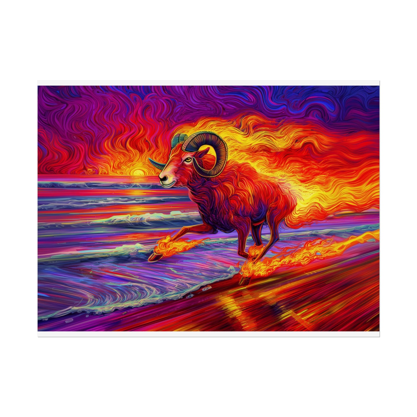 Fiery Ram - Aries - Poster Roll-Up Posters