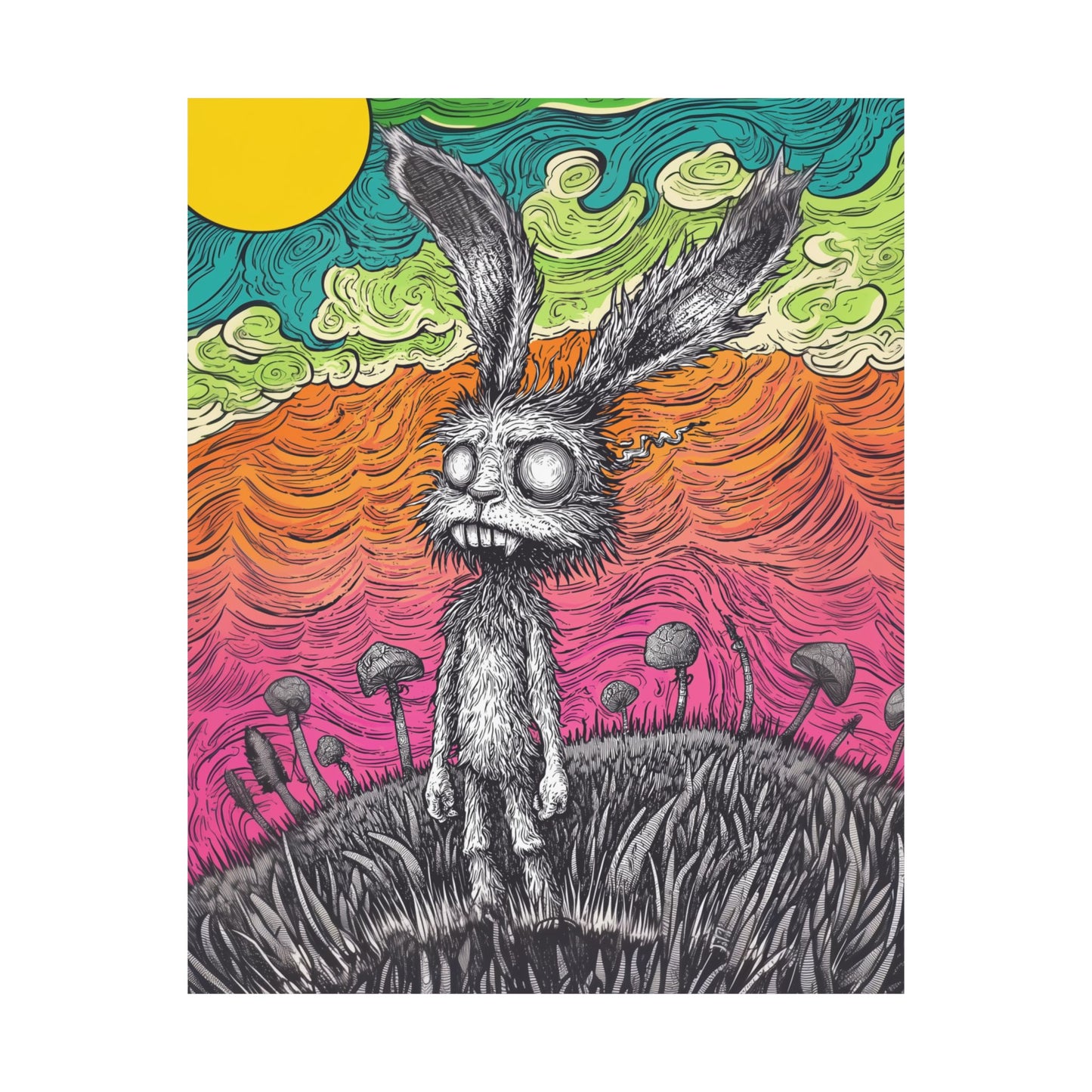 Bad Day Bunny Poster