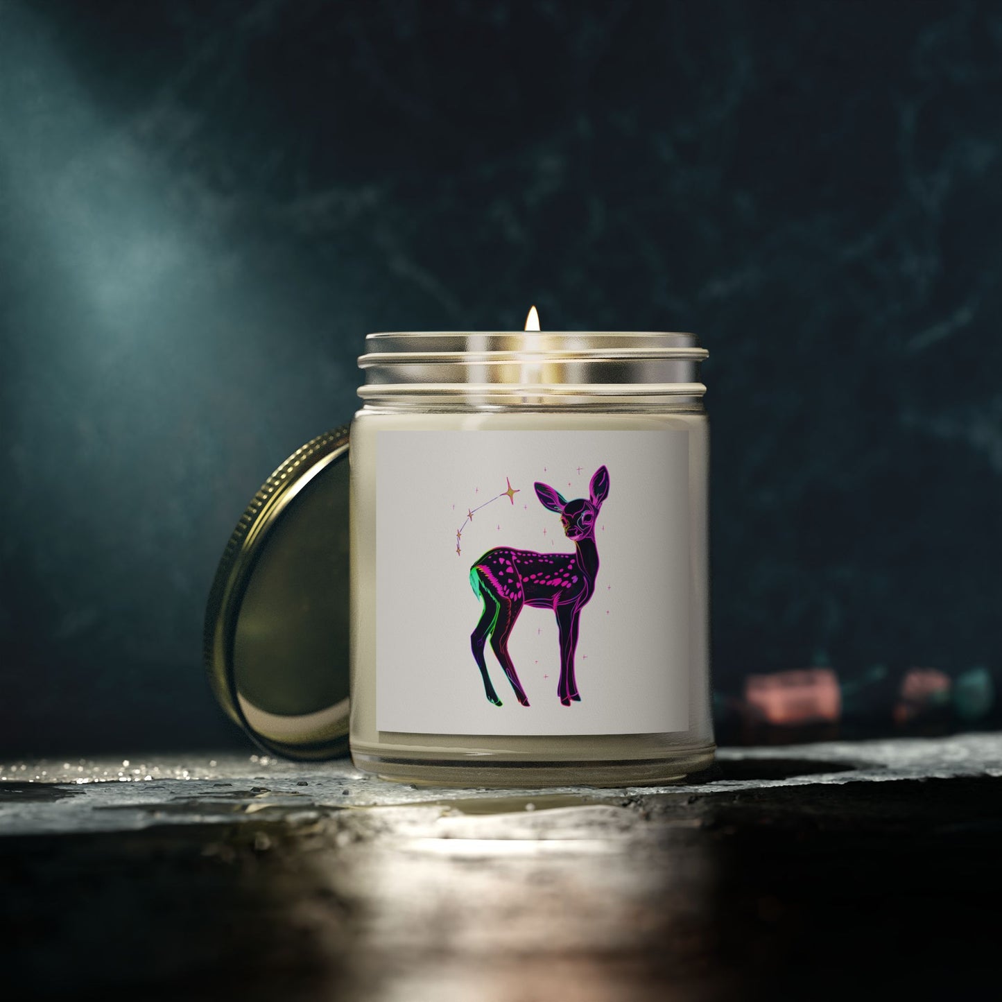 Soul Stain 1st Year Fawn Aries Logo Candle