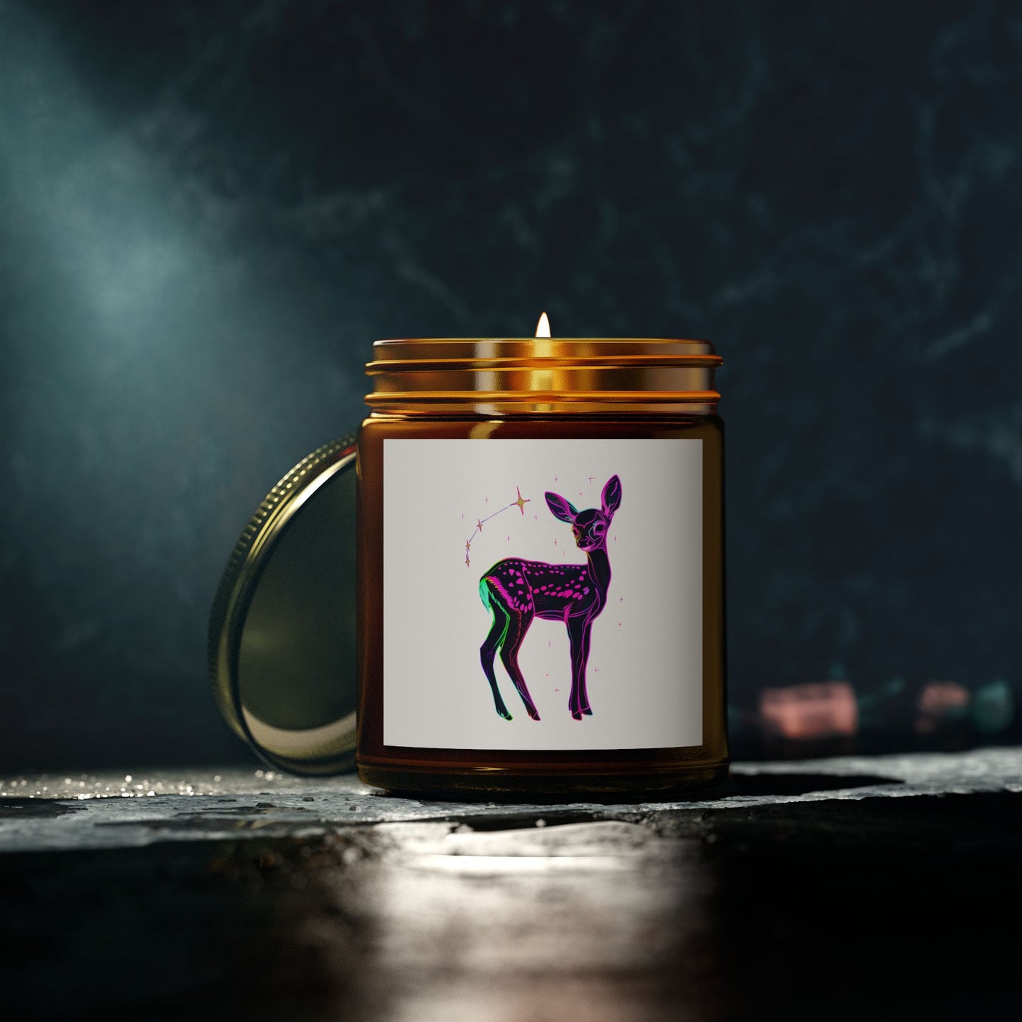 Soul Stain 1st Year Fawn Aries Logo Candle