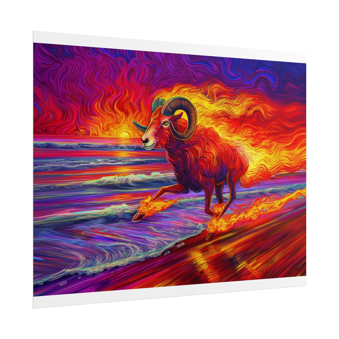 Fiery Ram - Aries - Poster Roll-Up Posters