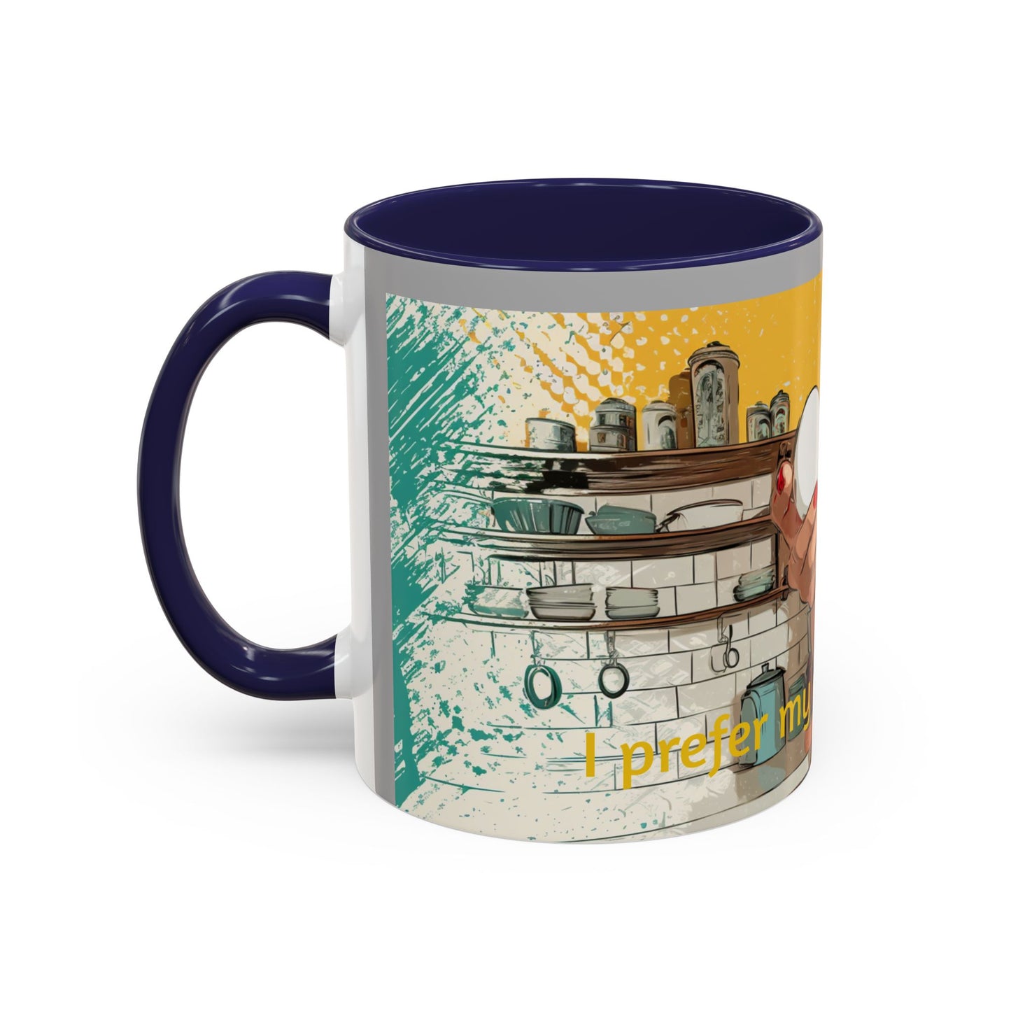 "I prefer my eggs fertilized!" Fertility Themed Mug