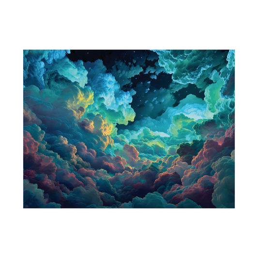 Illuminated Horizon Art Print – Ethereal Skyscape