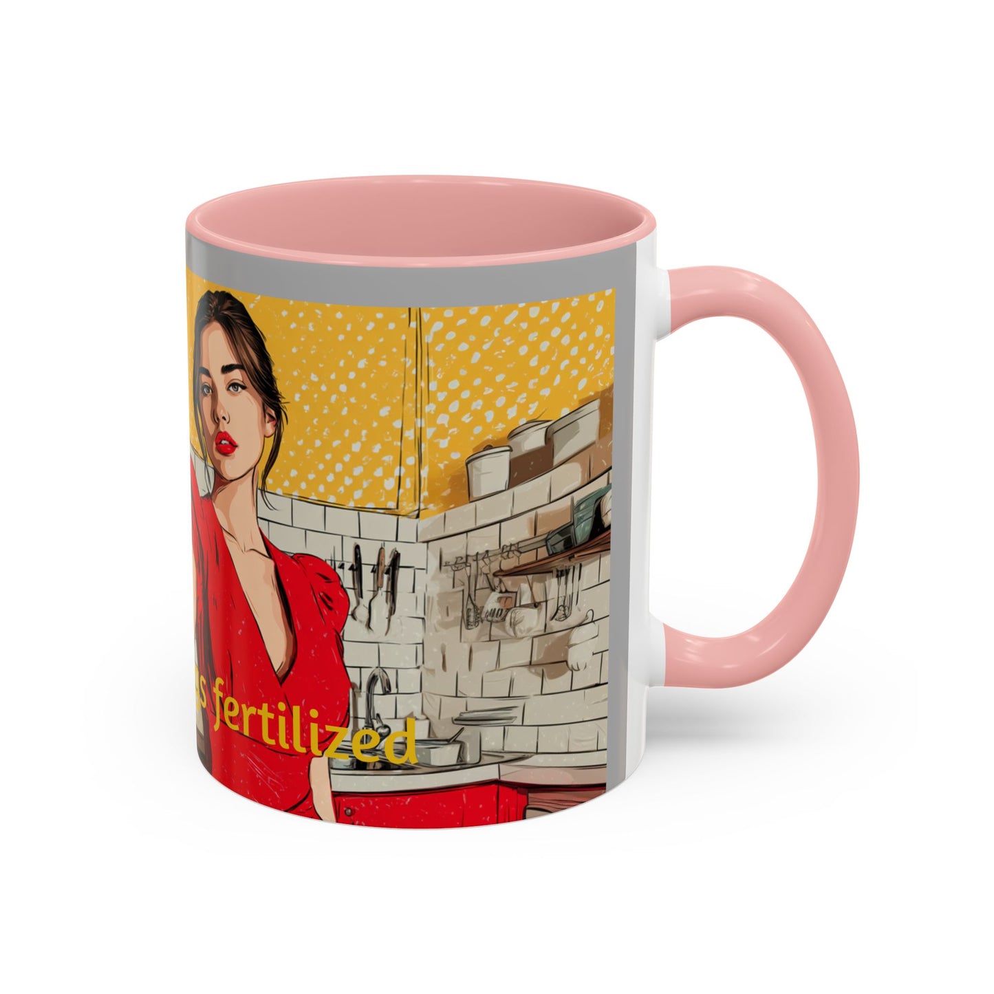 "I prefer my eggs fertilized!" Fertility Themed Mug