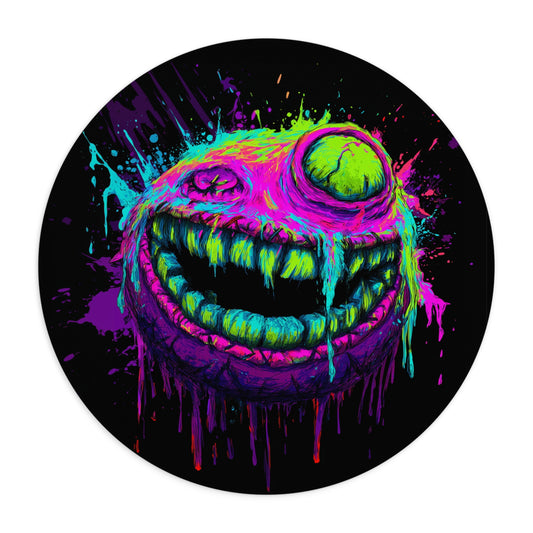 Psychedelic Slime Mouse Pad | Gamer Desk Mat, Colorful Gaming Accessory, Unique Gift, Home Office Decor, Art Mousepad