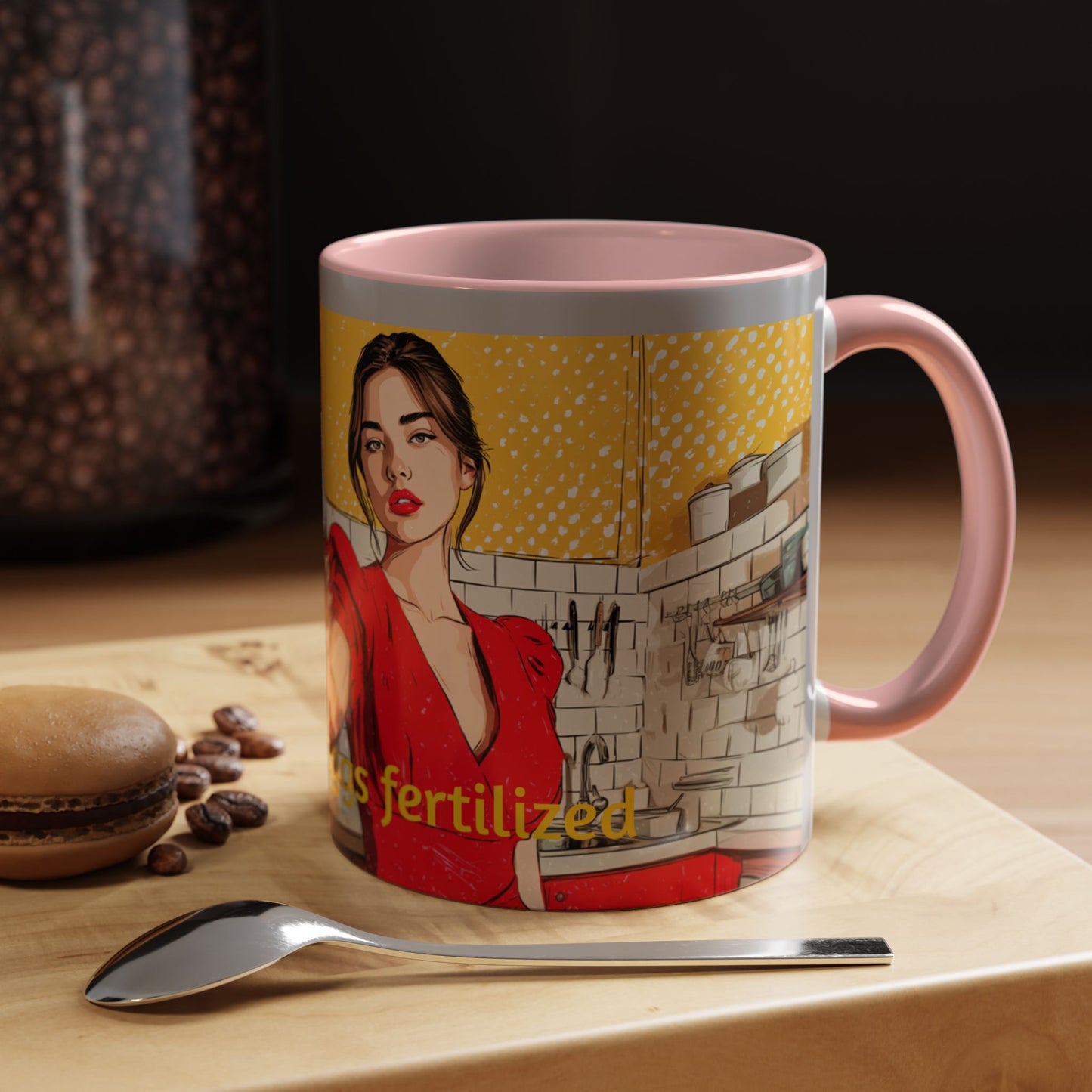 "I prefer my eggs fertilized!" Fertility Themed Mug