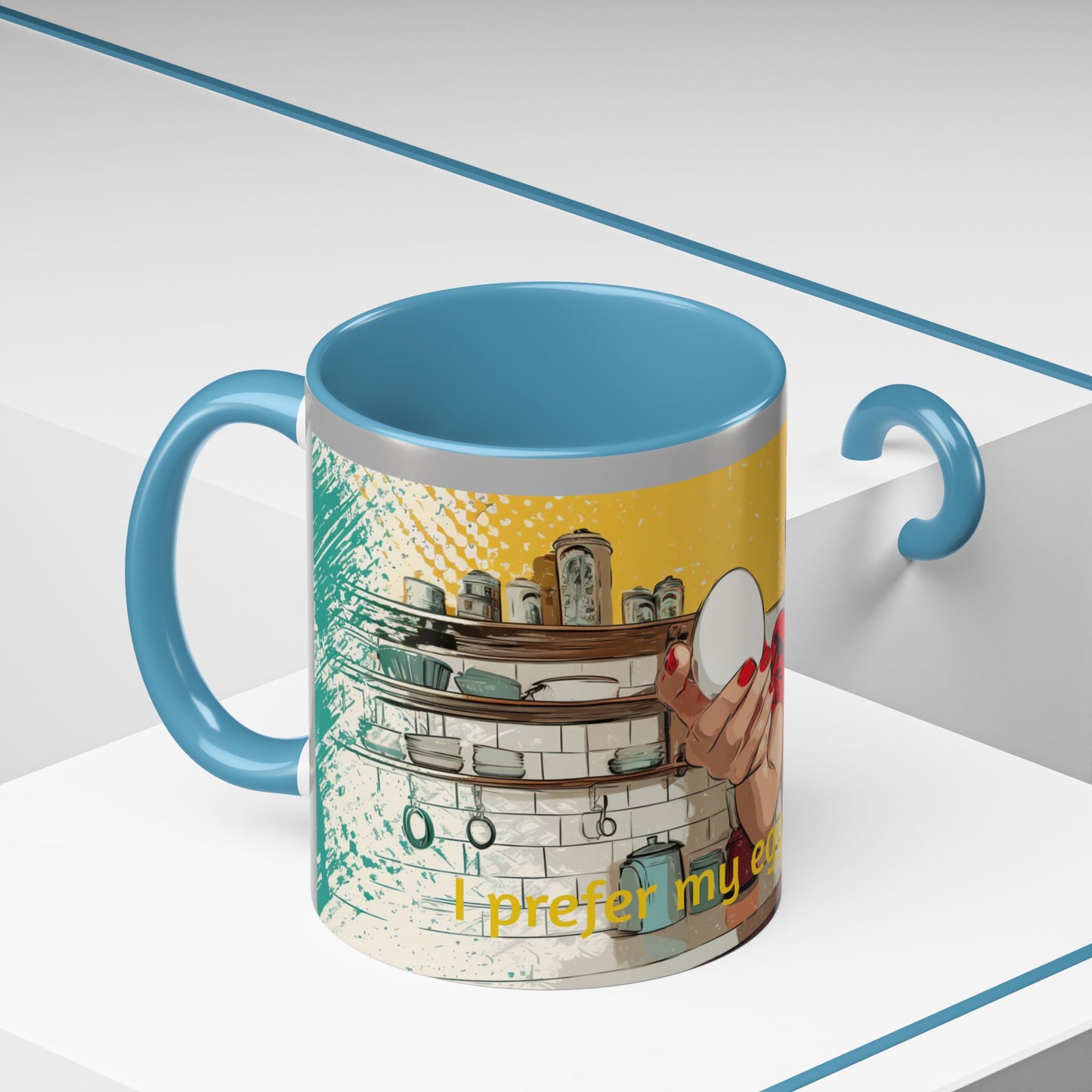 "I prefer my eggs fertilized!" Fertility Themed Mug