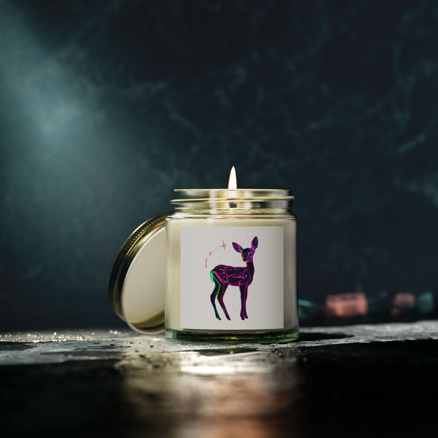 Soul Stain 1st Year Fawn Aries Logo Candle