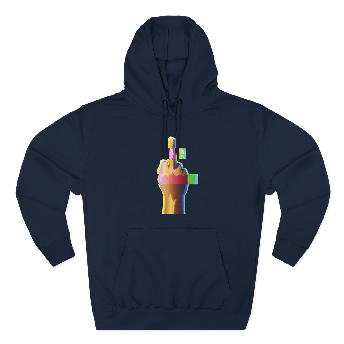 Glitching Finger – Defiant Energy Hoodie