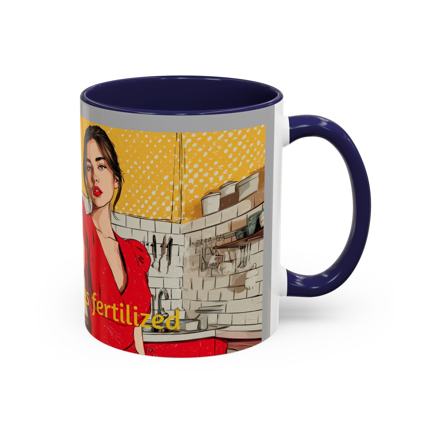"I prefer my eggs fertilized!" Fertility Themed Mug