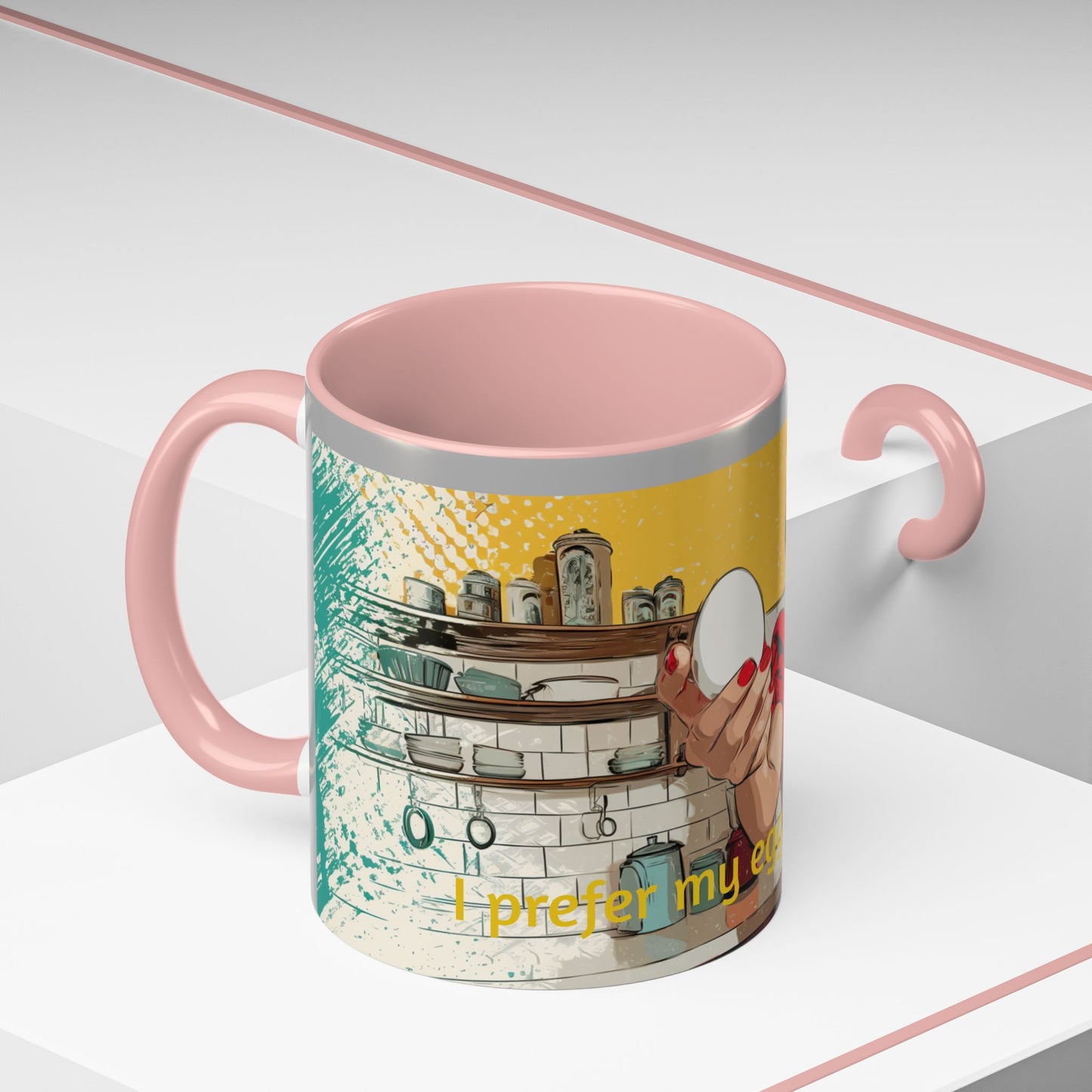 "I prefer my eggs fertilized!" Fertility Themed Mug