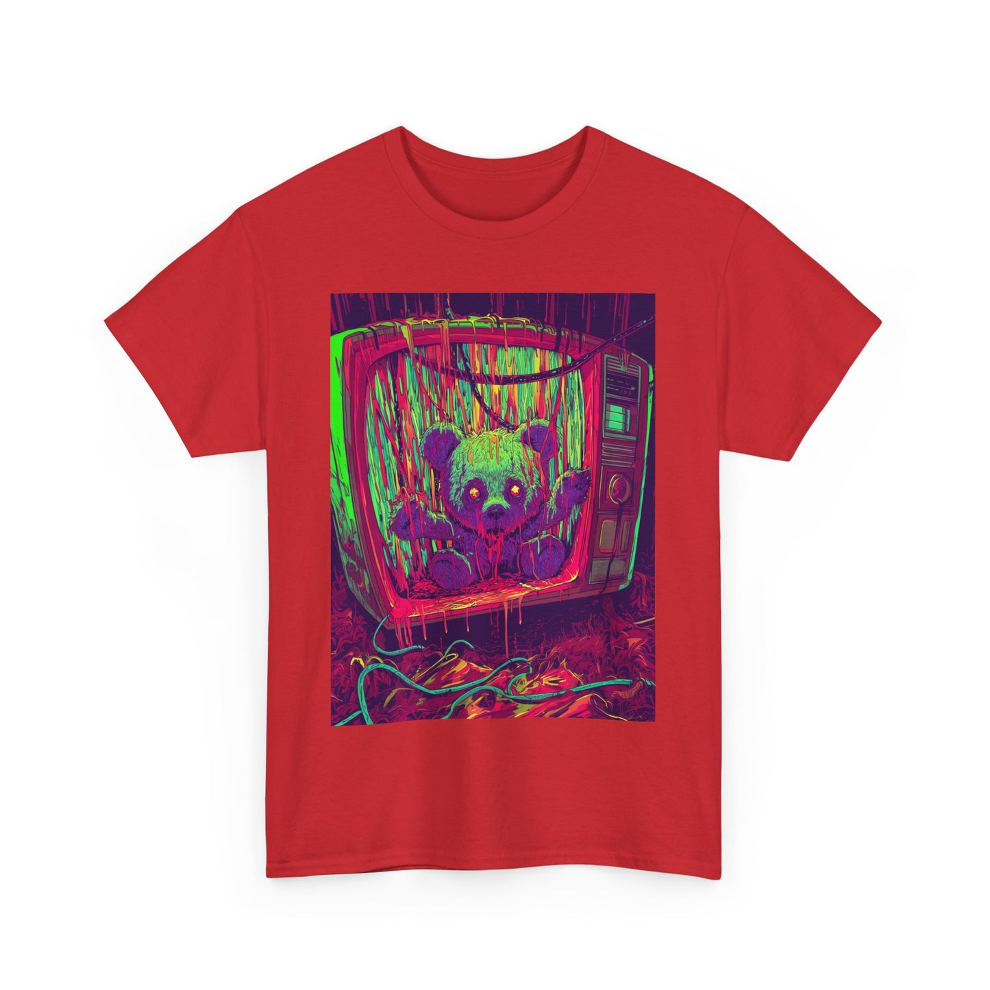 Psychedelic Horror Bear Tee