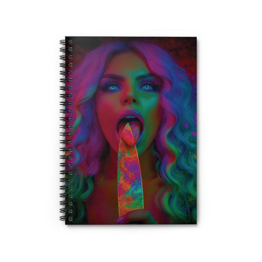 Lick Love Off Knives - Spiral Notebook