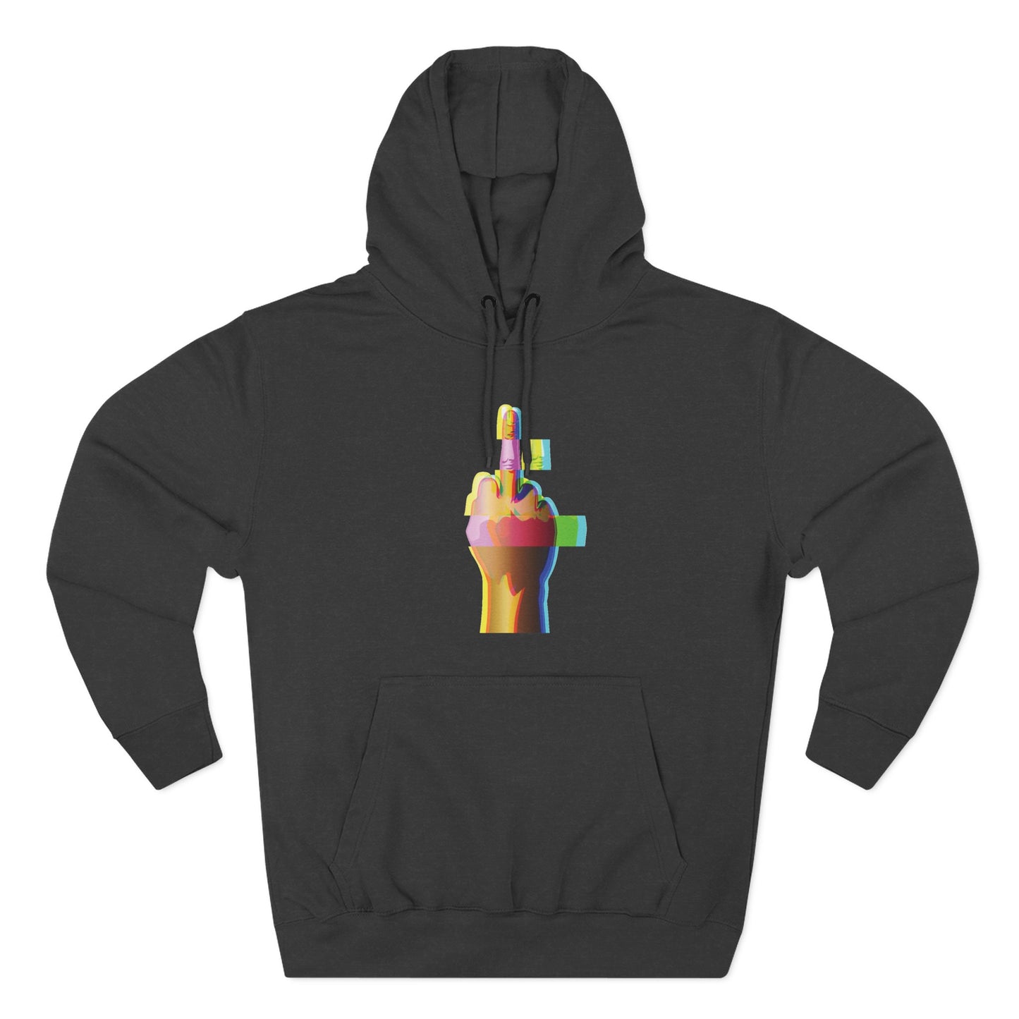 Glitching Finger – Defiant Energy Hoodie