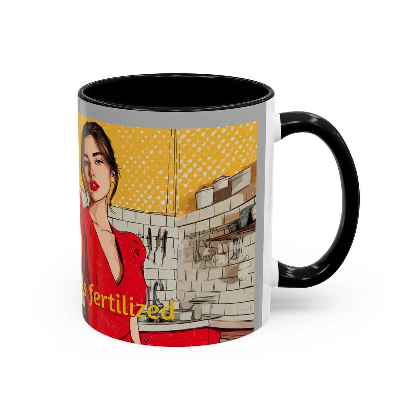 "I prefer my eggs fertilized!" Fertility Themed Mug