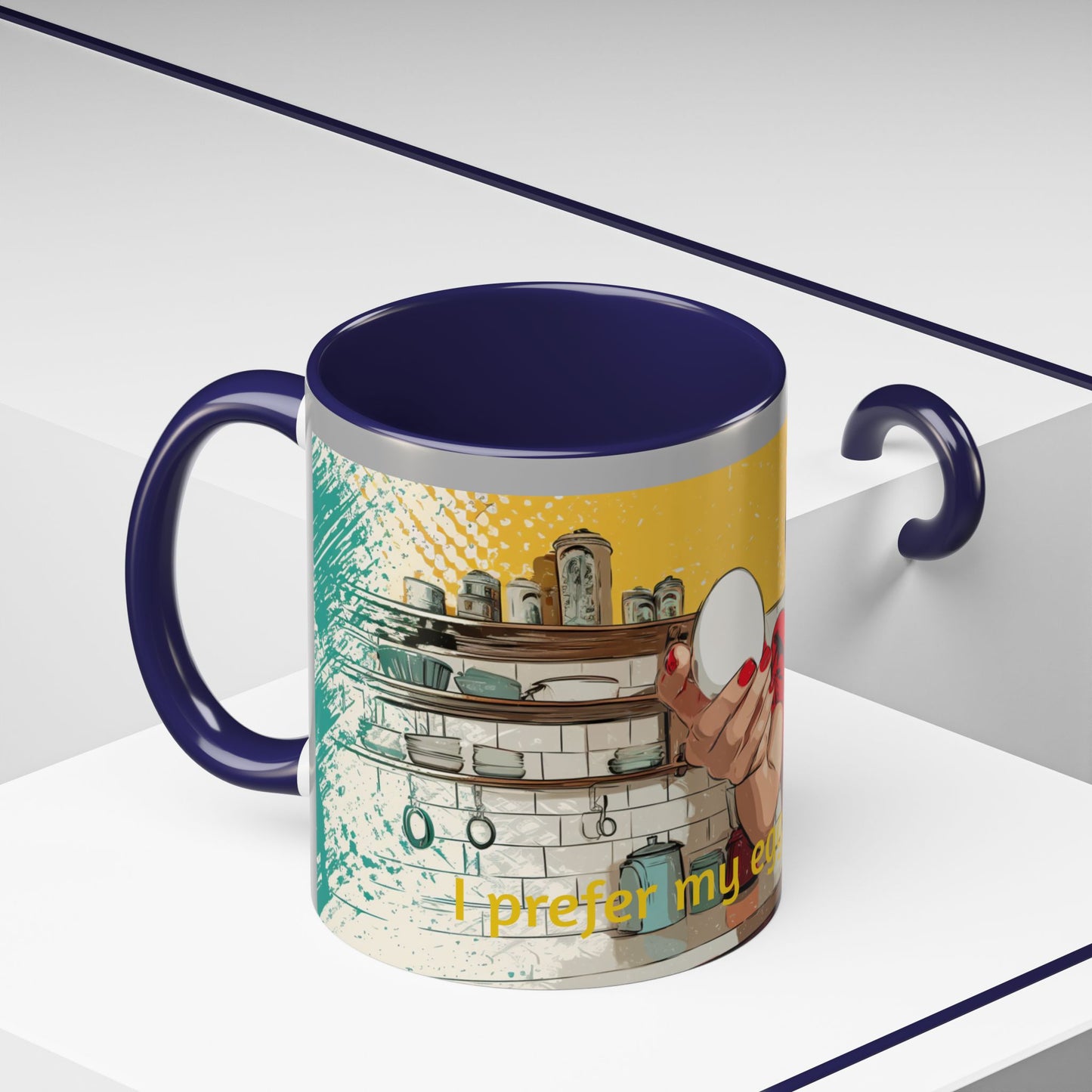 "I prefer my eggs fertilized!" Fertility Themed Mug