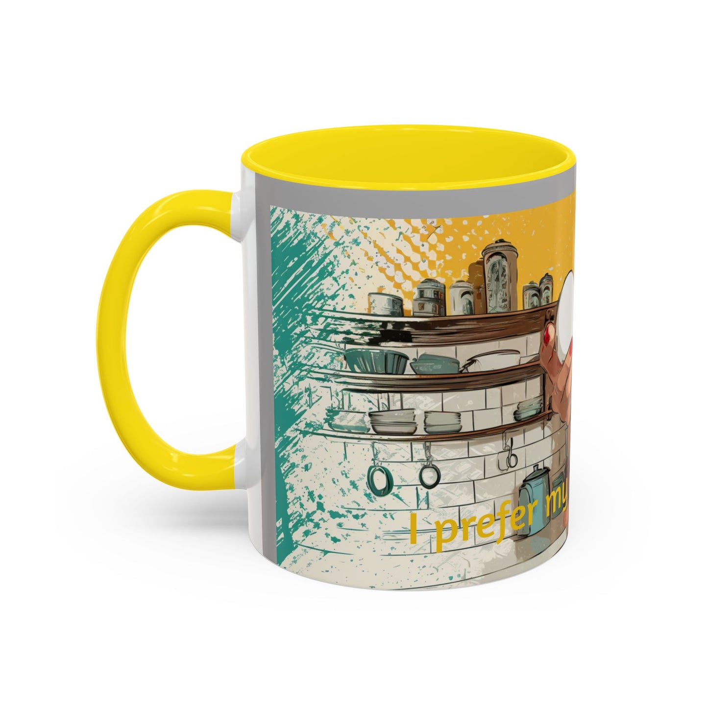 "I prefer my eggs fertilized!" Fertility Themed Mug