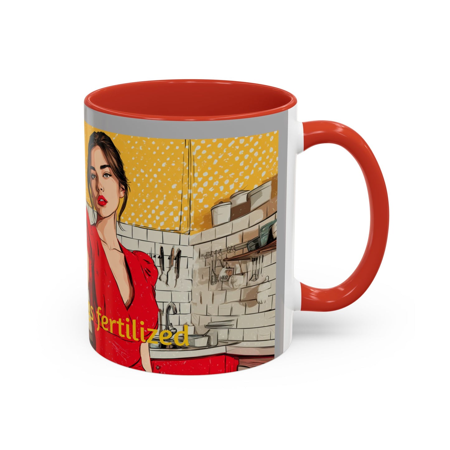 "I prefer my eggs fertilized!" Fertility Themed Mug