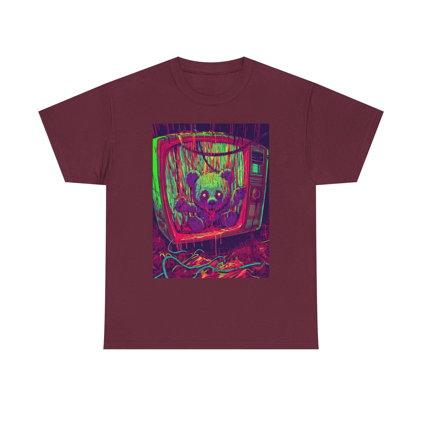 Psychedelic Horror Bear Tee