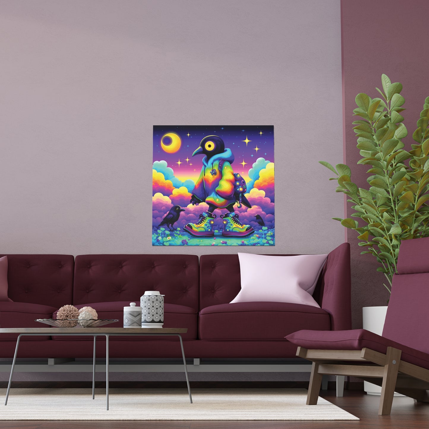 The Skywalker Crow – Neon Dream Poster