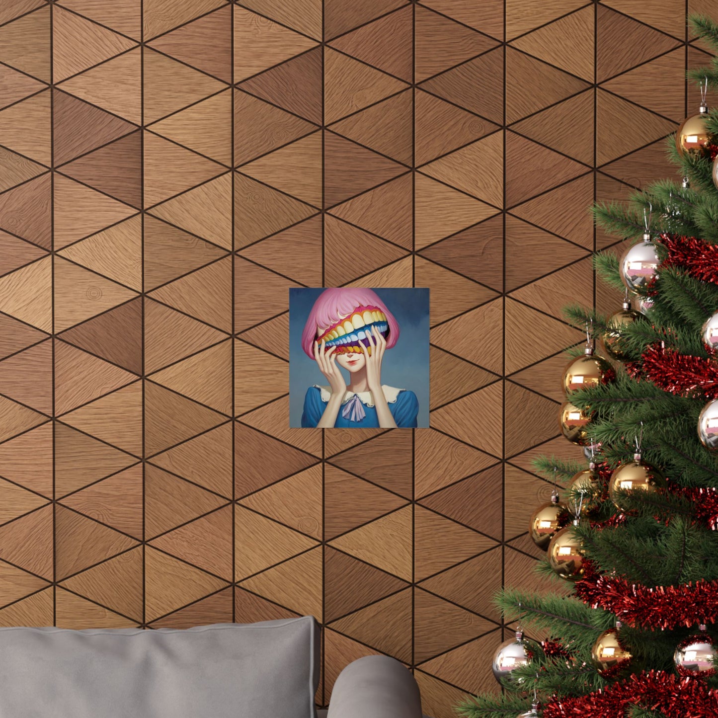 Fake It Till You Make It - Hidden Emotion Surrealism Poster