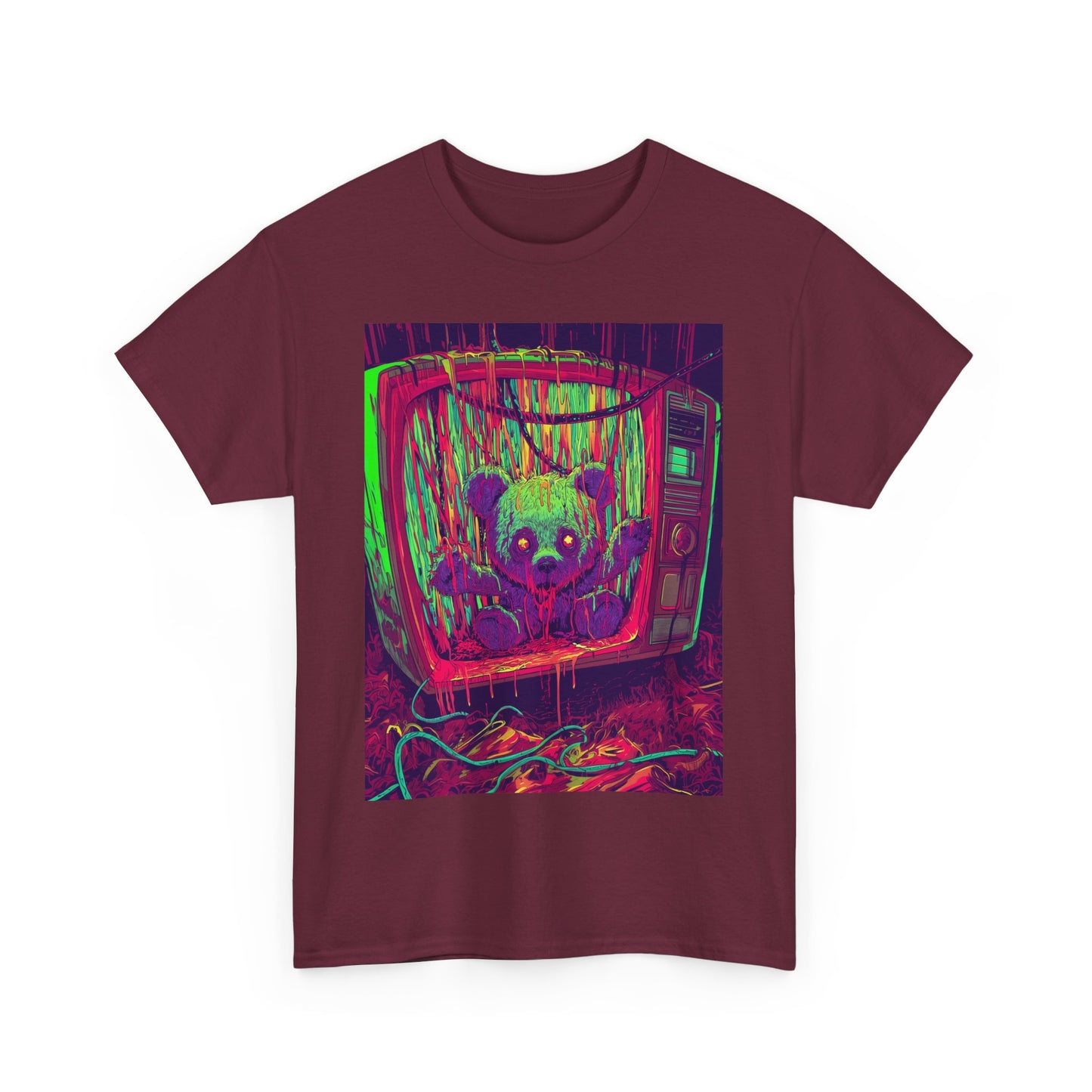 Psychedelic Horror Bear Tee