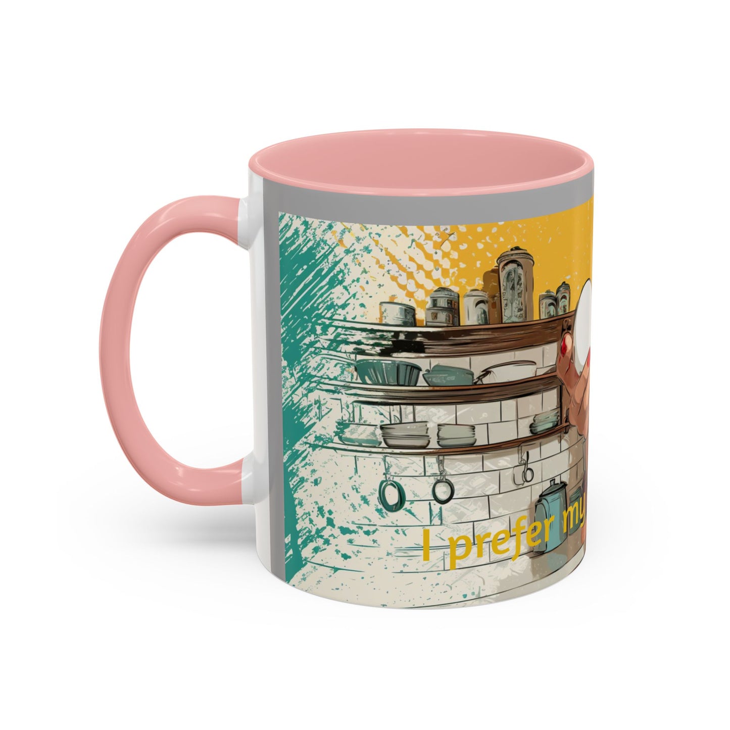 "I prefer my eggs fertilized!" Fertility Themed Mug