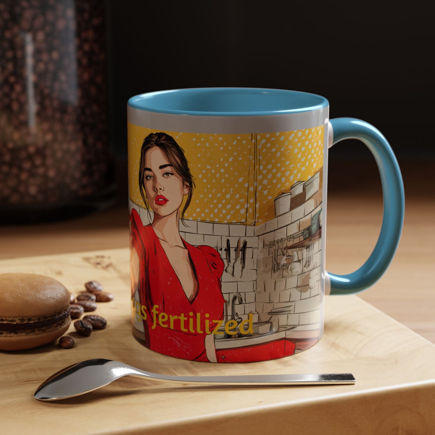 "I prefer my eggs fertilized!" Fertility Themed Mug