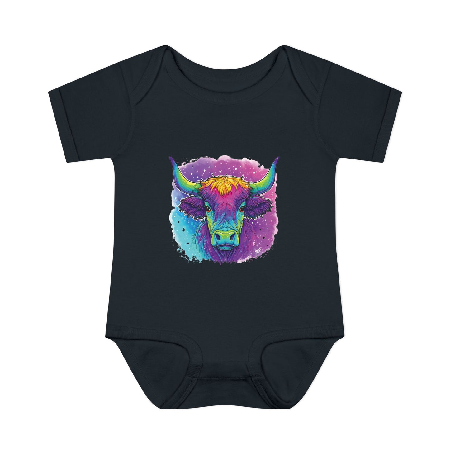 Taurus Watusi Bull - Baby Bodysuit – Zodiac Infant Outfit for Little Earthlings