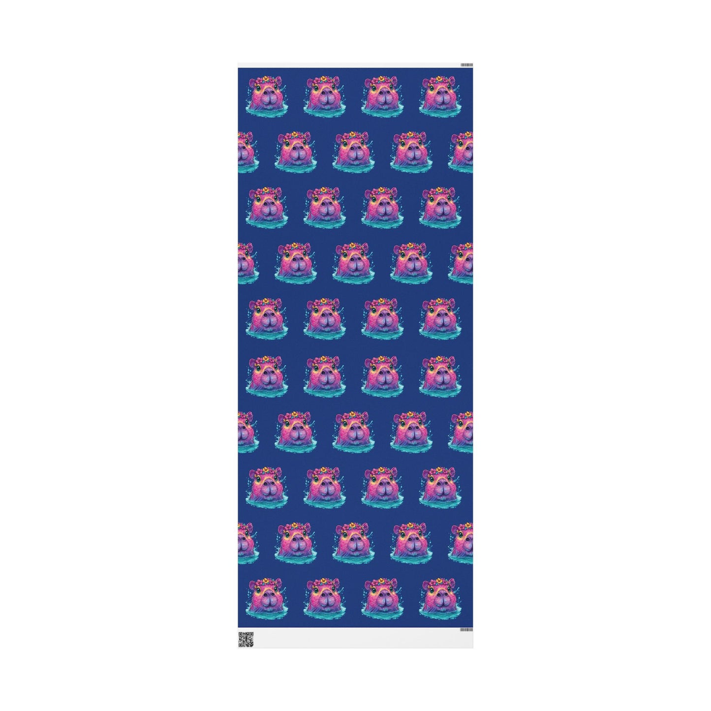 Adorable Capybara Wrapping Paper Roll