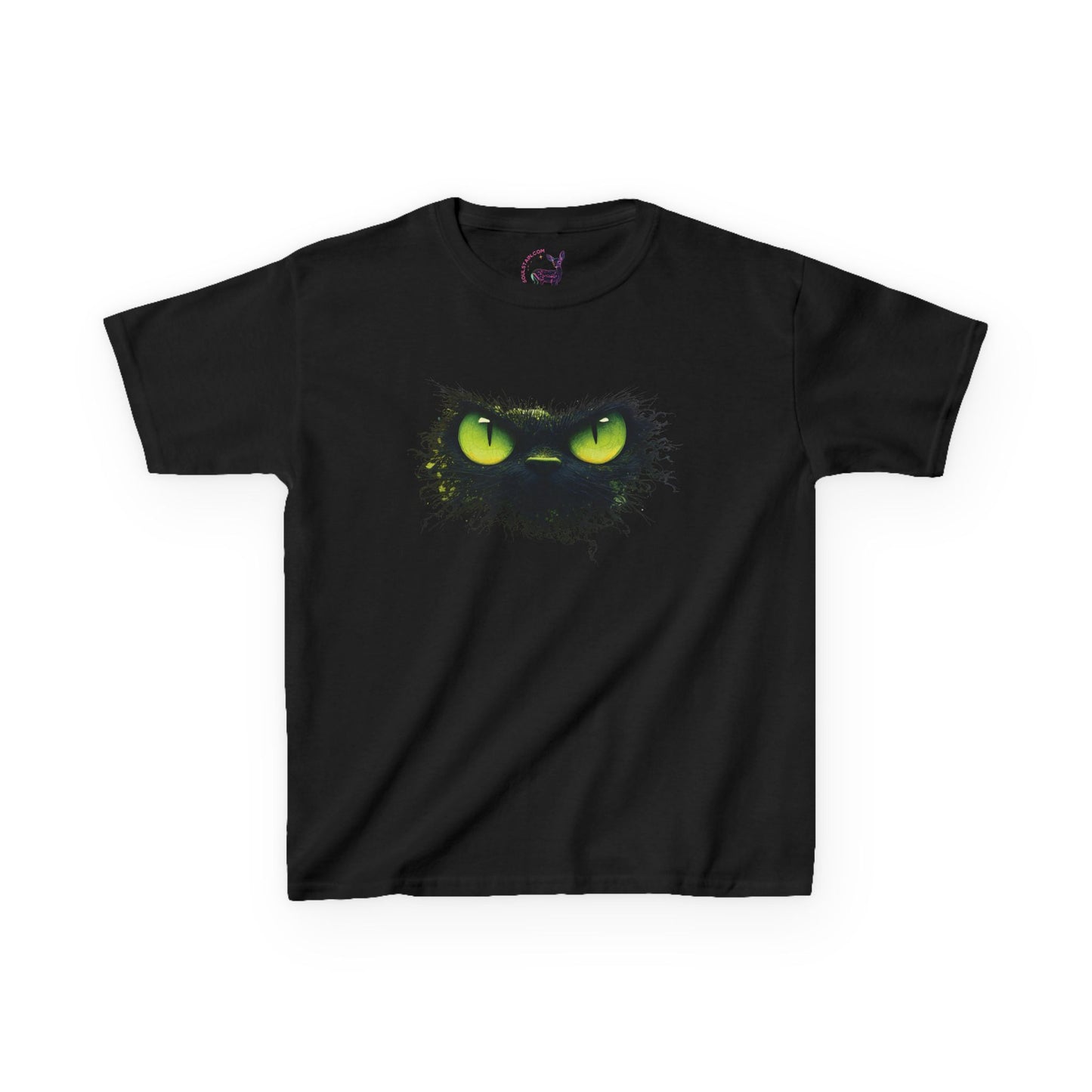 Angry Cat Face and Tail T-Shirt – Fun Kids Graphic Tee