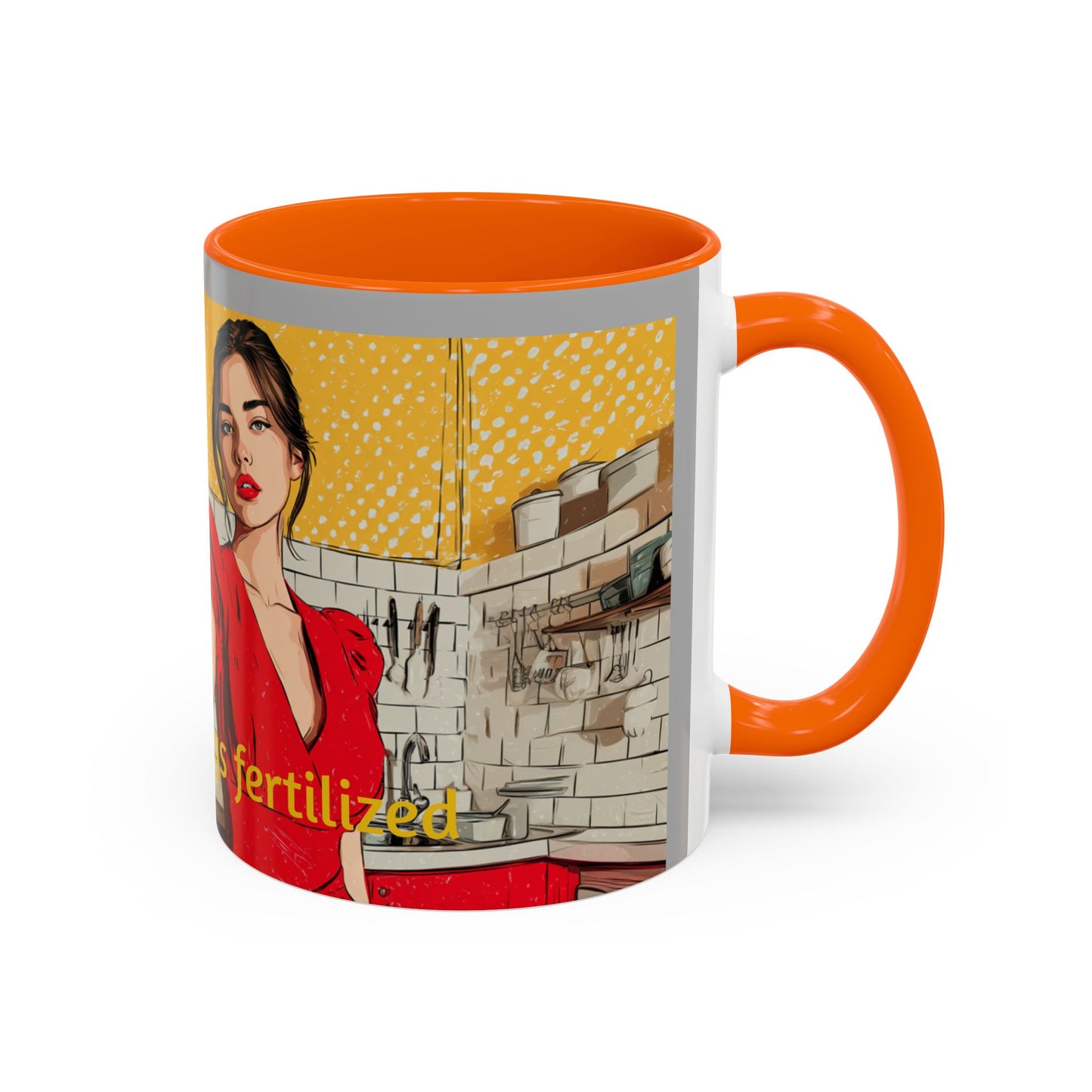 "I prefer my eggs fertilized!" Fertility Themed Mug